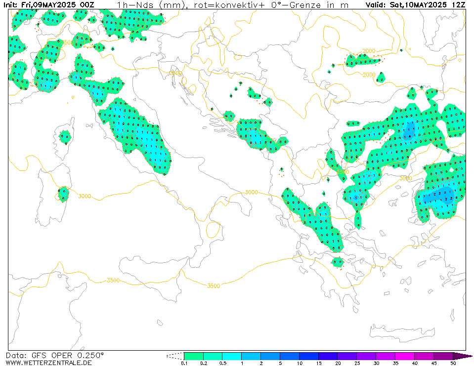 Wetterzentrale.de Precipitazioni