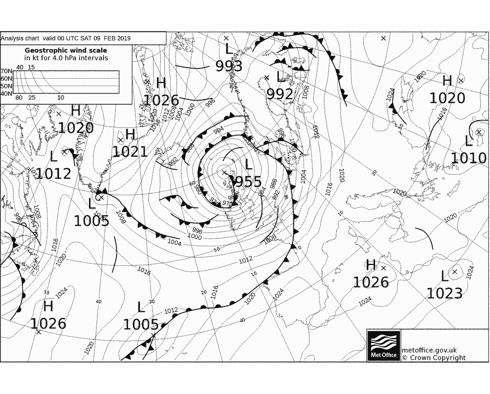 ASXX 0001 Month Complete Surface Analysis Met Office