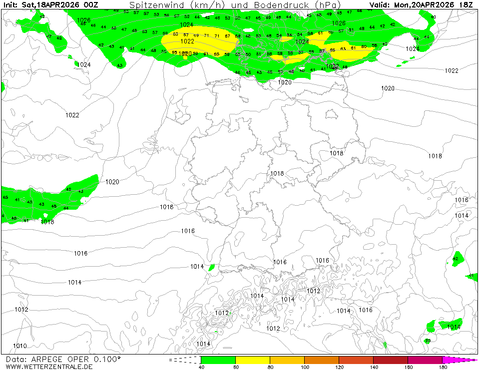 Předpověď větru.