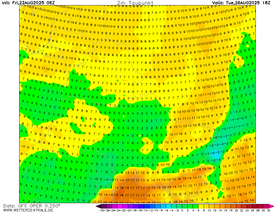 Wetterzentrale Top Karten Gfs Europa Oriental 06z