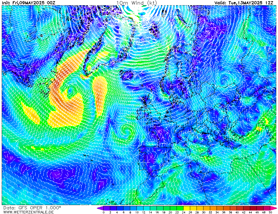 Modelos de viento wetterzentrale