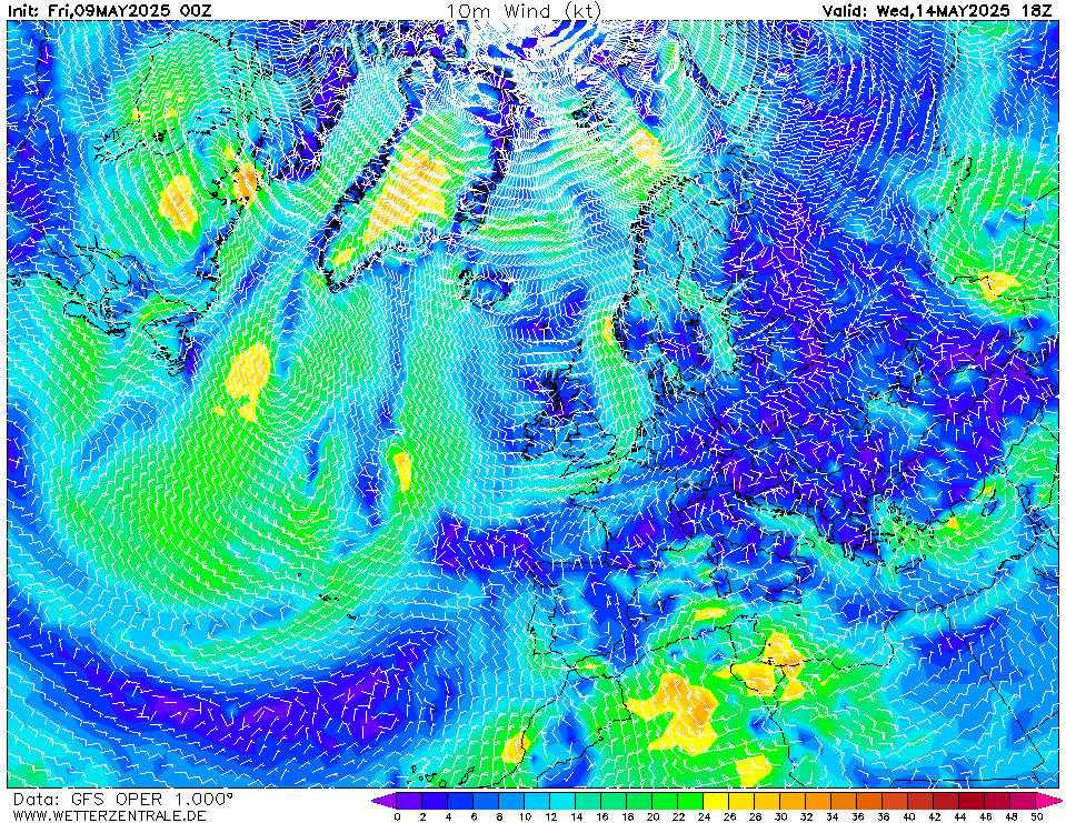 Modelos de viento wetterzentrale