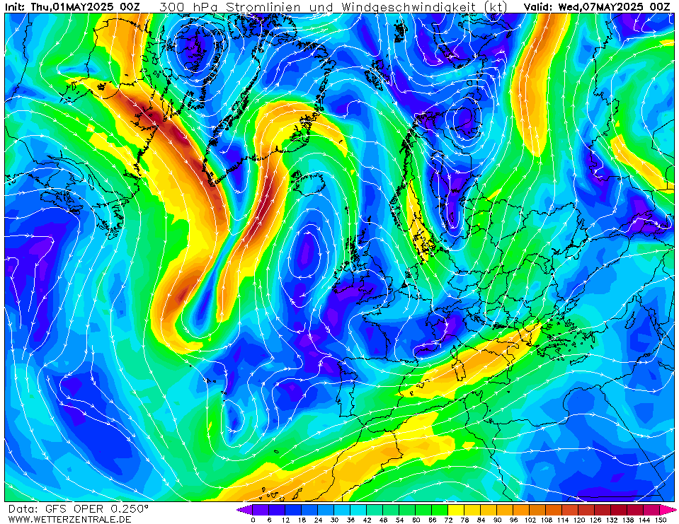 wetterzentrale mapa isobaras 144 horas