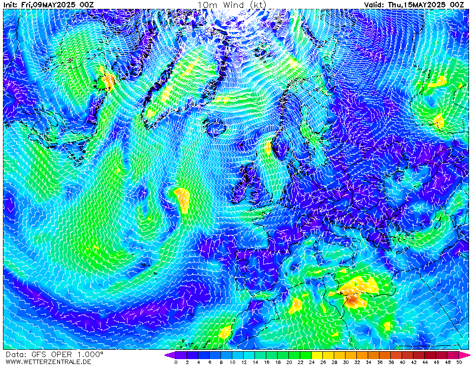 Modelos de viento wetterzentrale