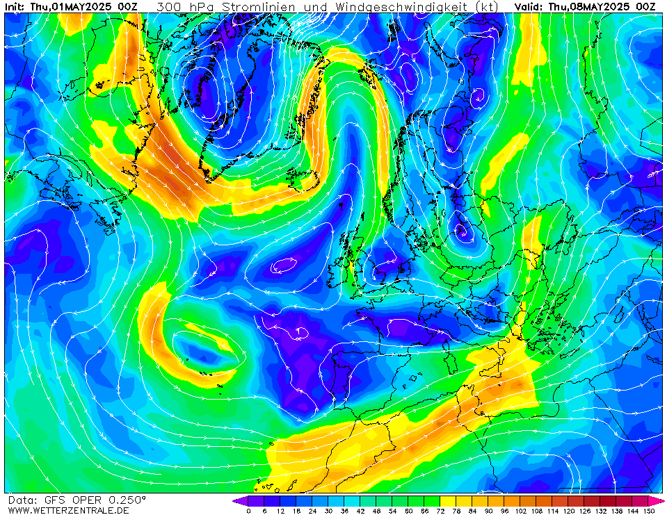 wetterzentrale mapa isobaras 168 horas