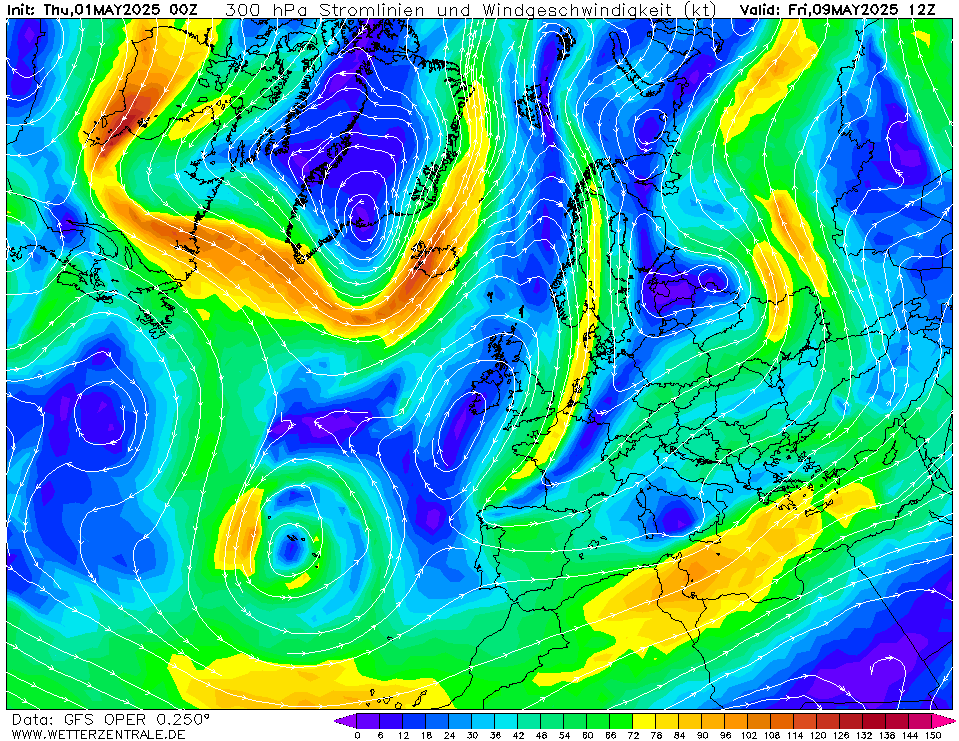 wetterzentrale mapa isobaras 204 horas