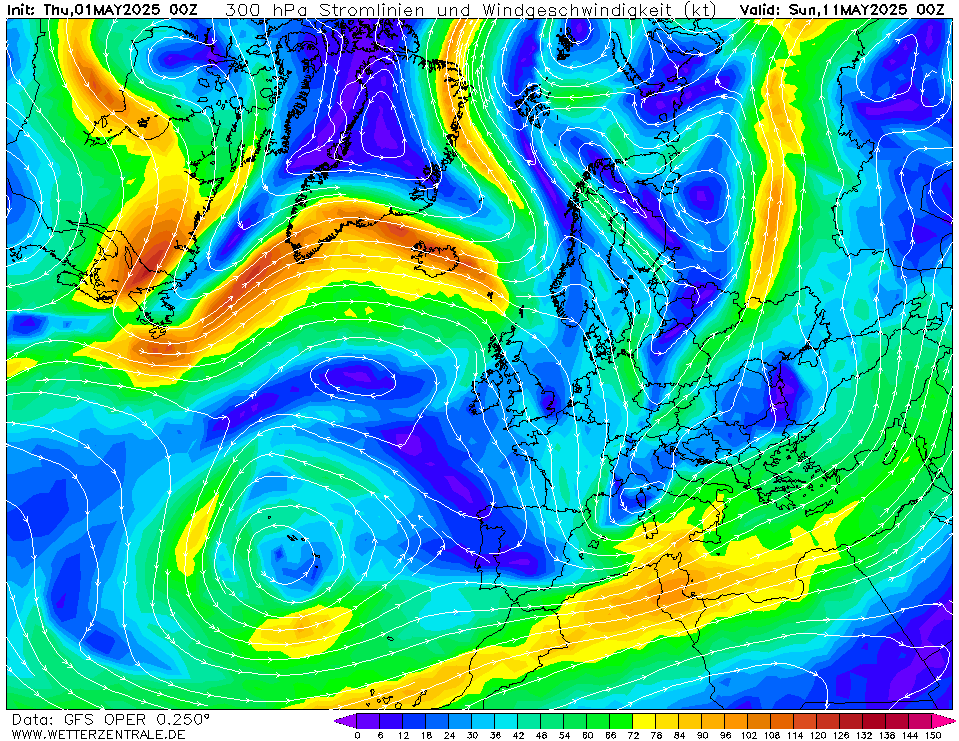 wetterzentrale mapa isobaras 240 horas