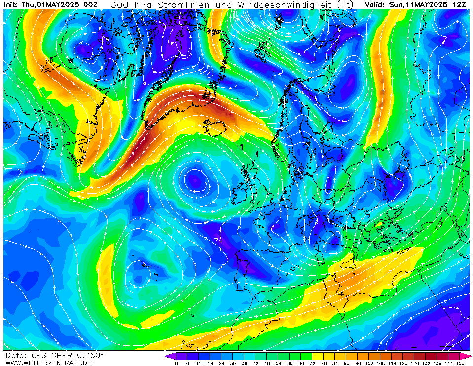 wetterzentrale mapa isobaras 252 horas