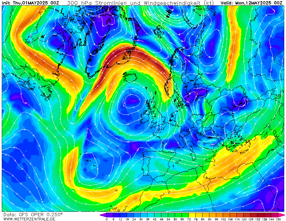 wetterzentrale mapa isobaras 264 horas