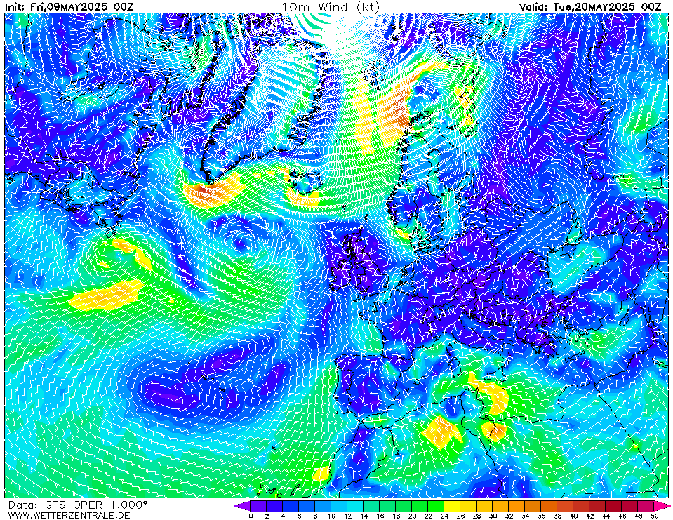 Modelos de viento wetterzentrale