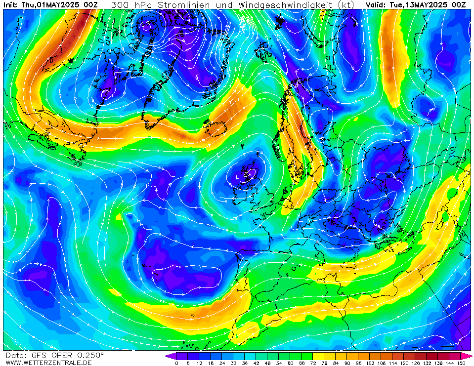 wetterzentrale mapa isobaras 288 horas