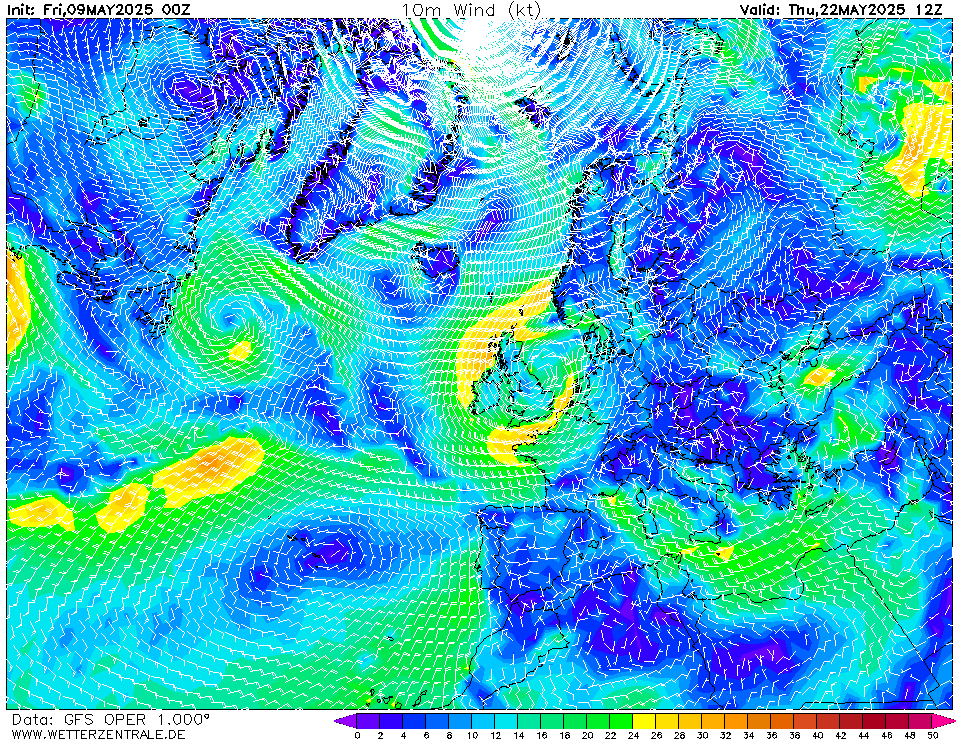 Modelos de viento wetterzentrale