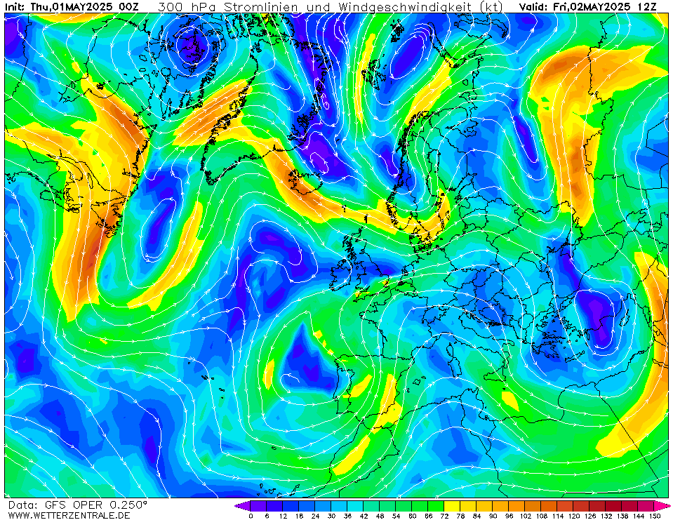 wetterzentrale mapa isobaras 36 horas