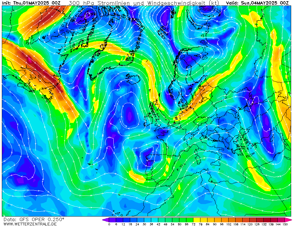 wetterzentrale mapa isobaras 72 horas