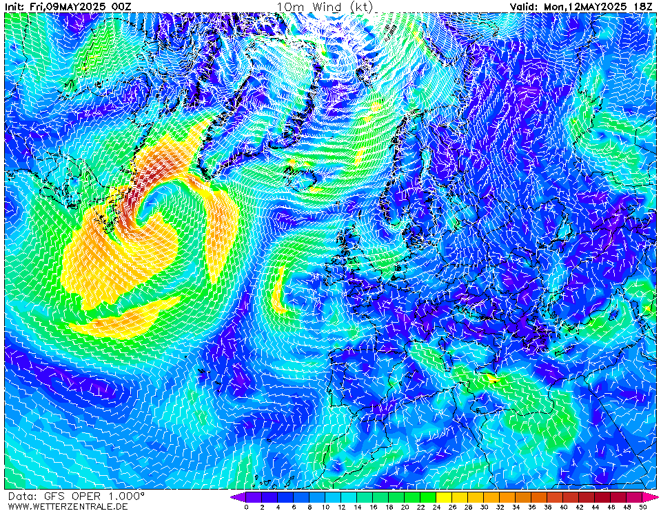 Modelos de viento wetterzentrale
