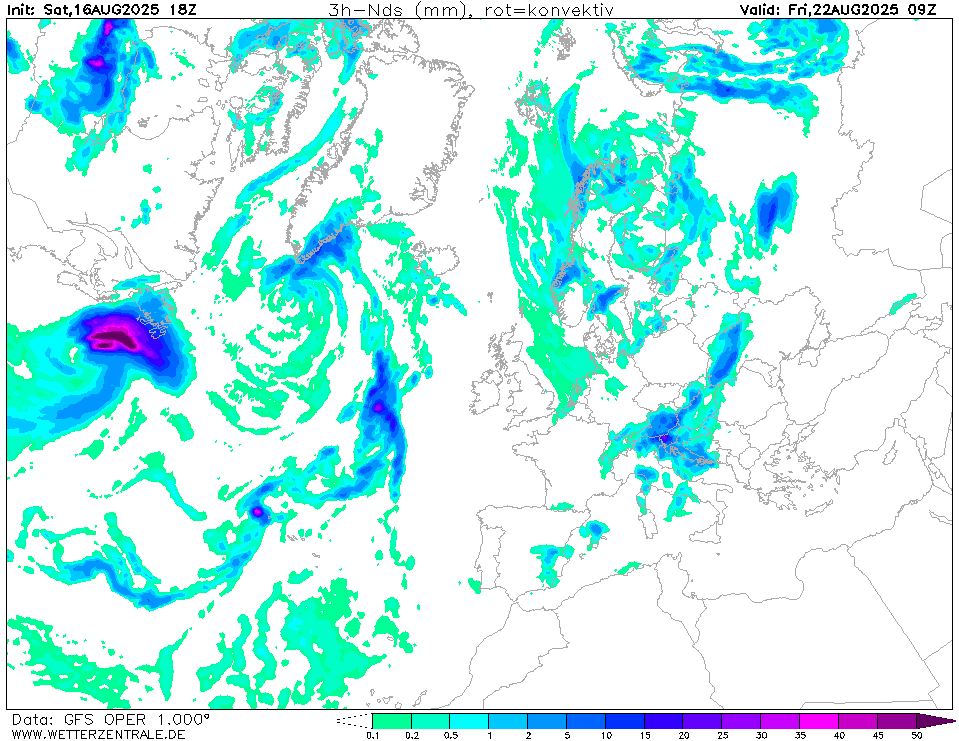 © Wetterzentrale | Internetwetter -wissen, wie das Wetter wird-