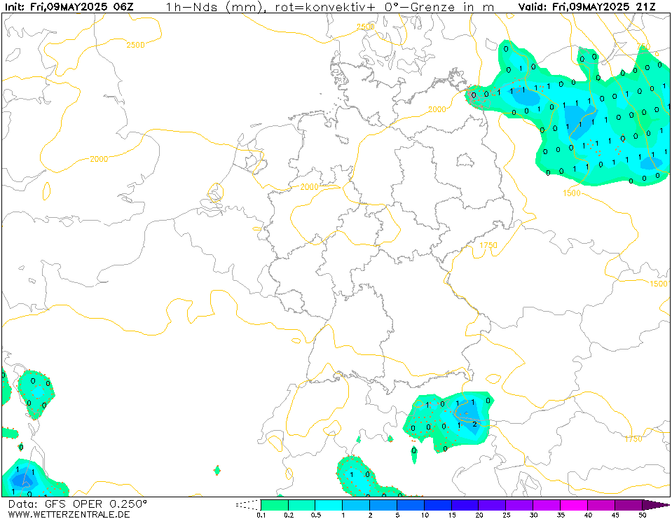 GFS Neerslag