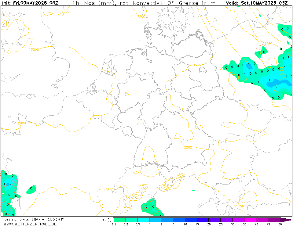 GFS Neerslag