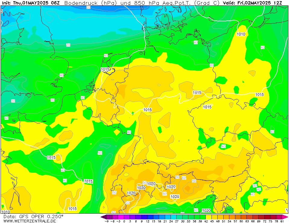 GFS Luchtdruk