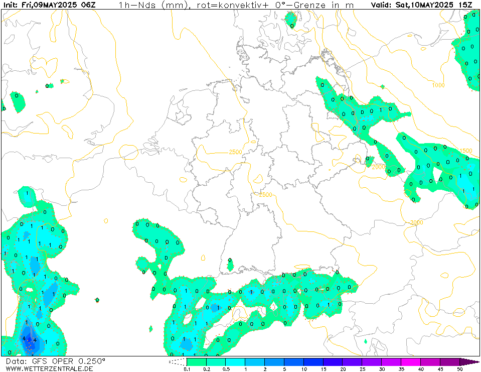 GFS Neerslag