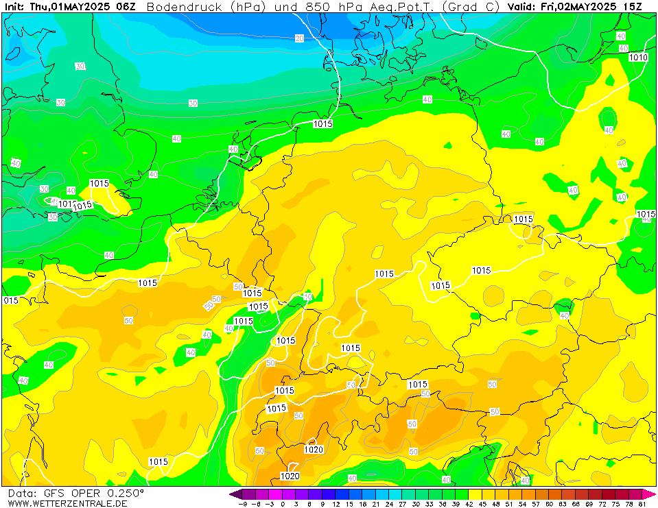 GFS Luchtdruk