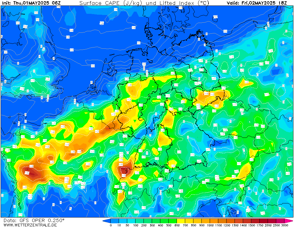 GFS CAPE