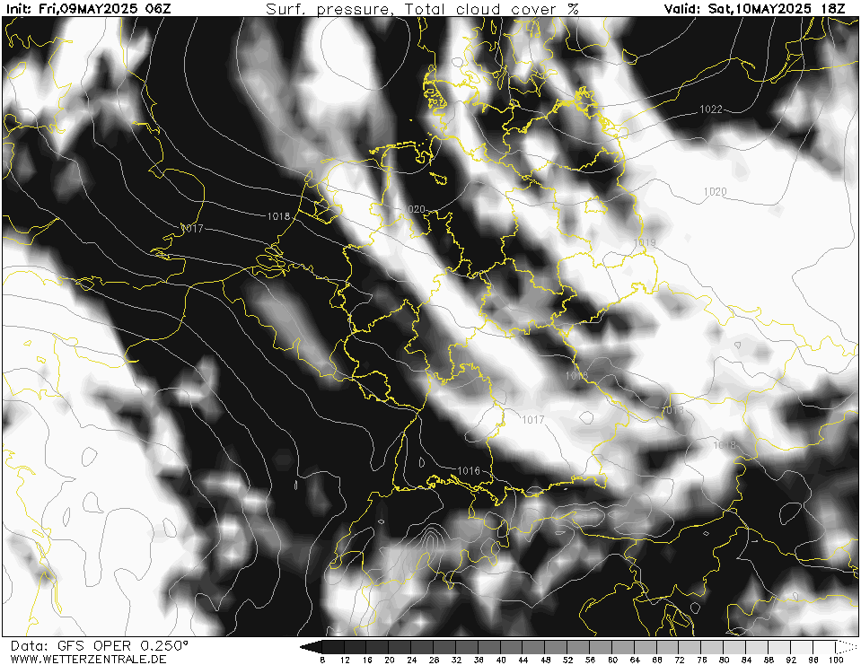 GFS Bewolking