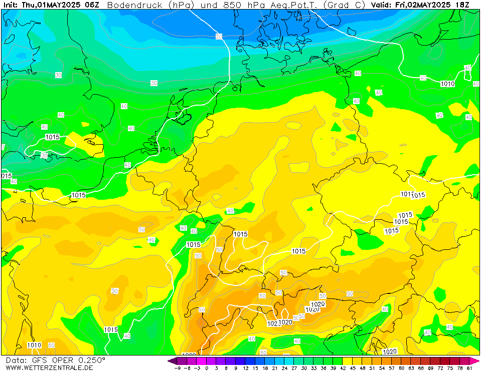 GFS Luchtdruk