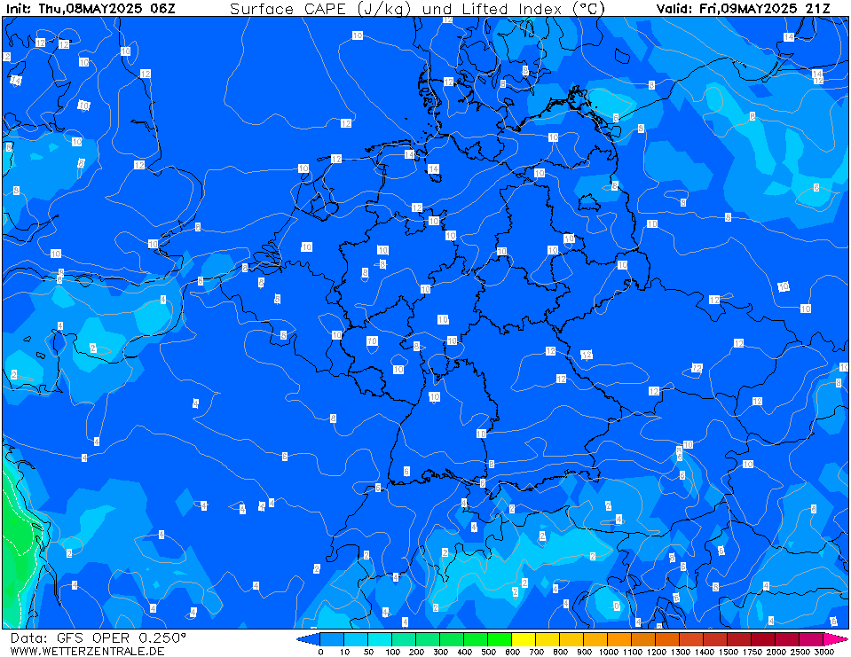 GFS CAPE