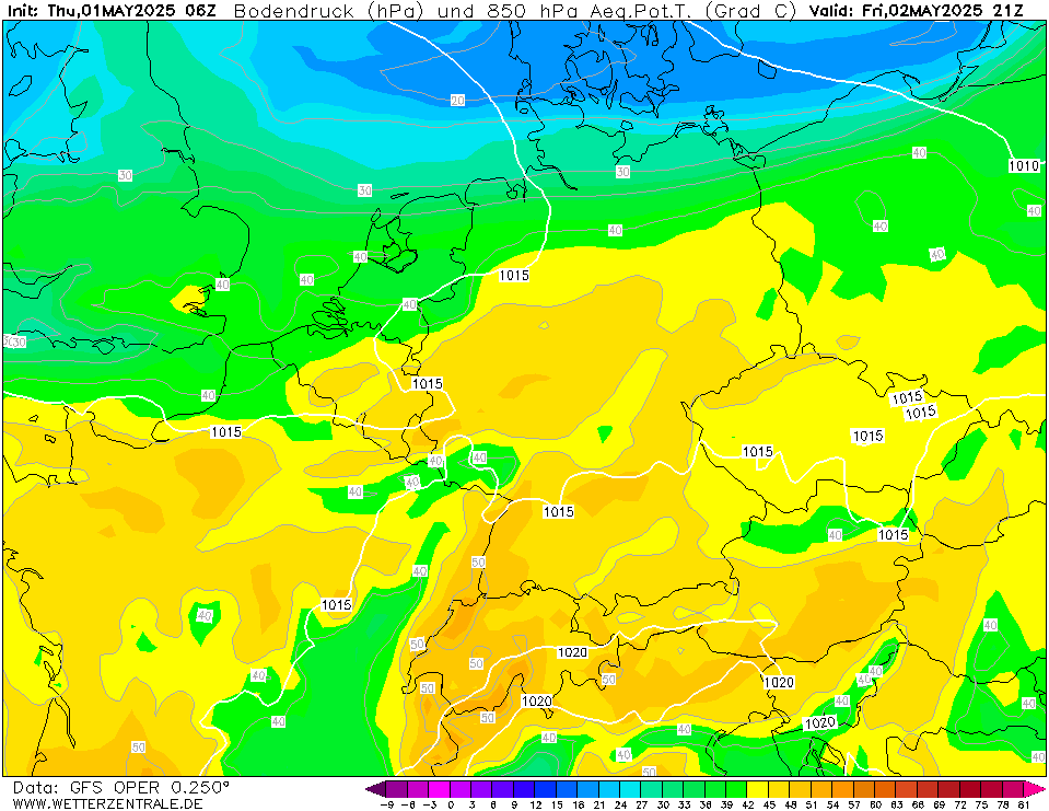 GFS Luchtdruk