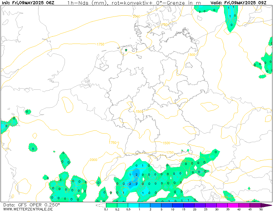 GFS Neerslag