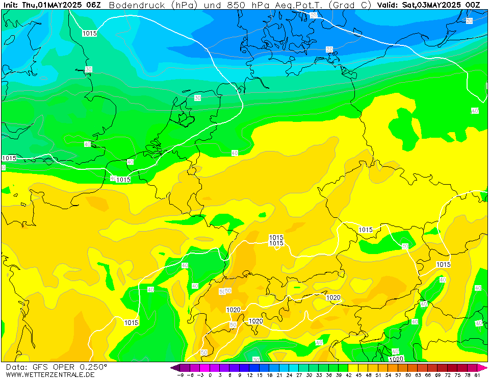 GFS Luchtdruk