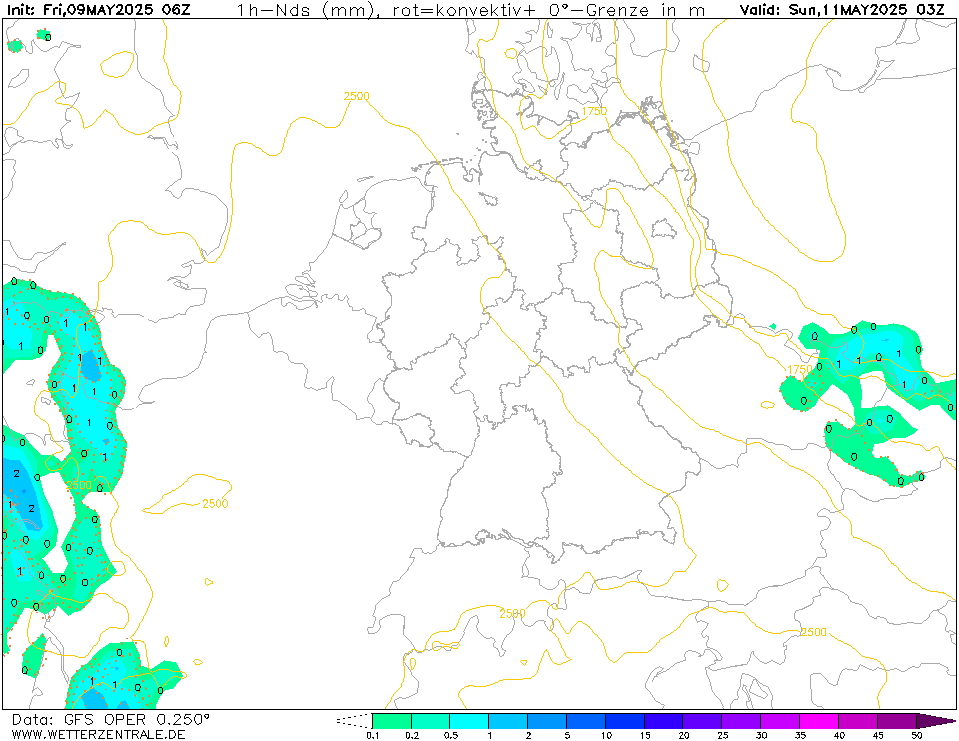 GFS Neerslag