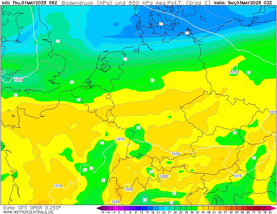 GFS Luchtdruk