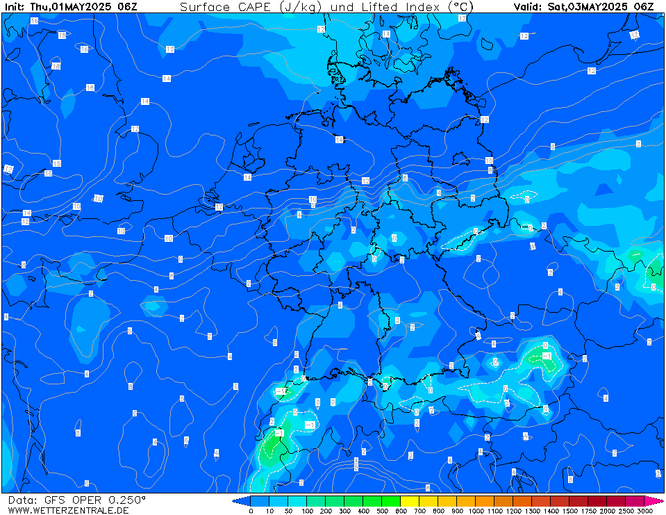 GFS CAPE