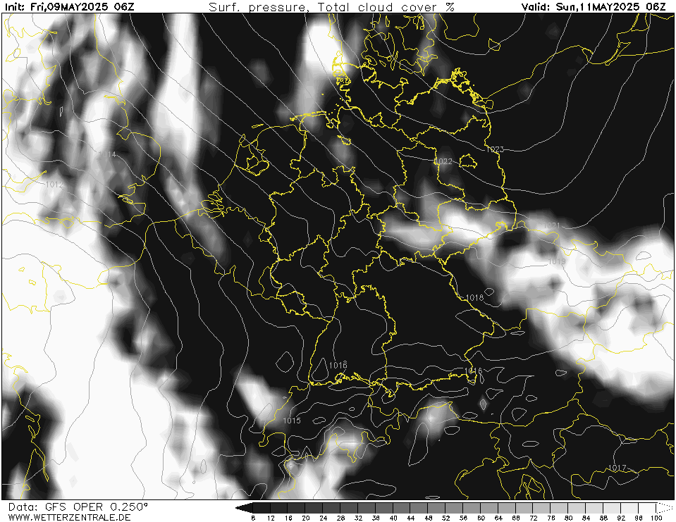 GFS Bewolking