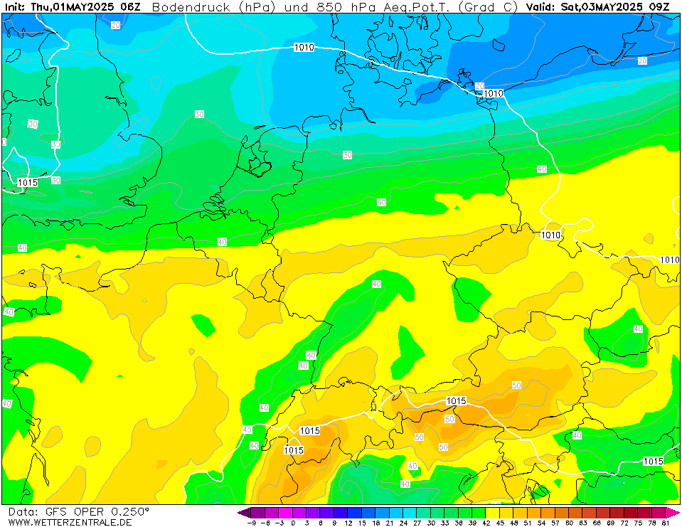 GFS Luchtdruk