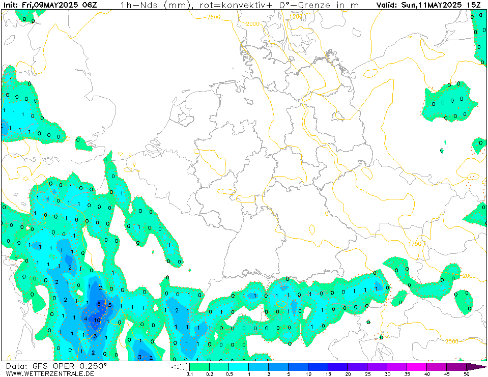 GFS Neerslag