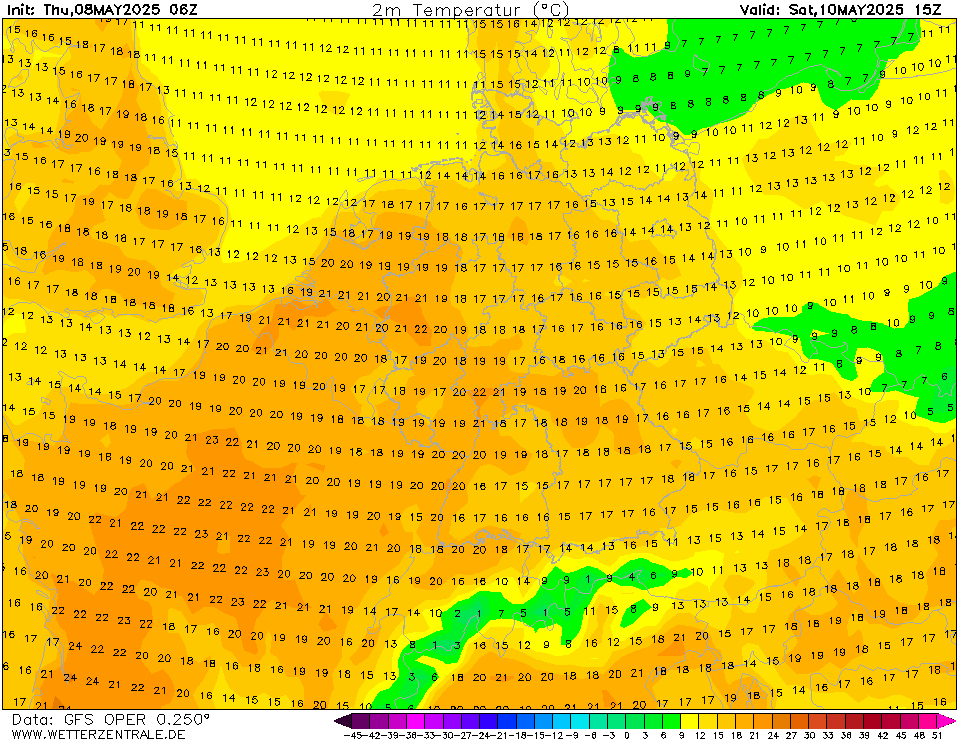 GFS Temperatuur