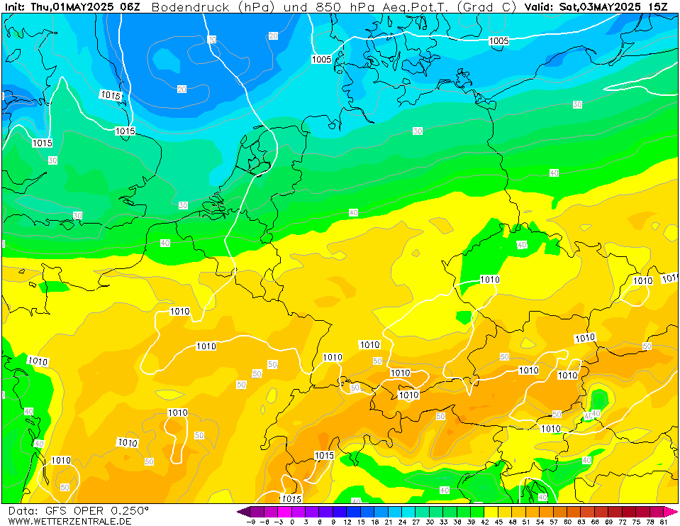 GFS Luchtdruk