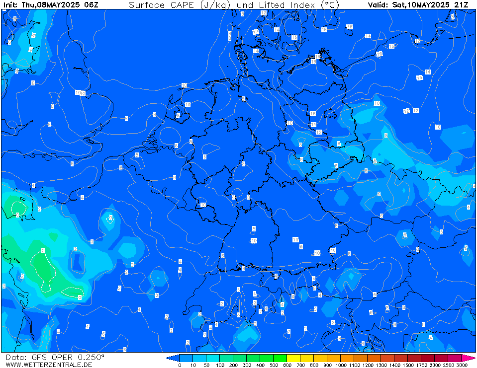 GFS CAPE