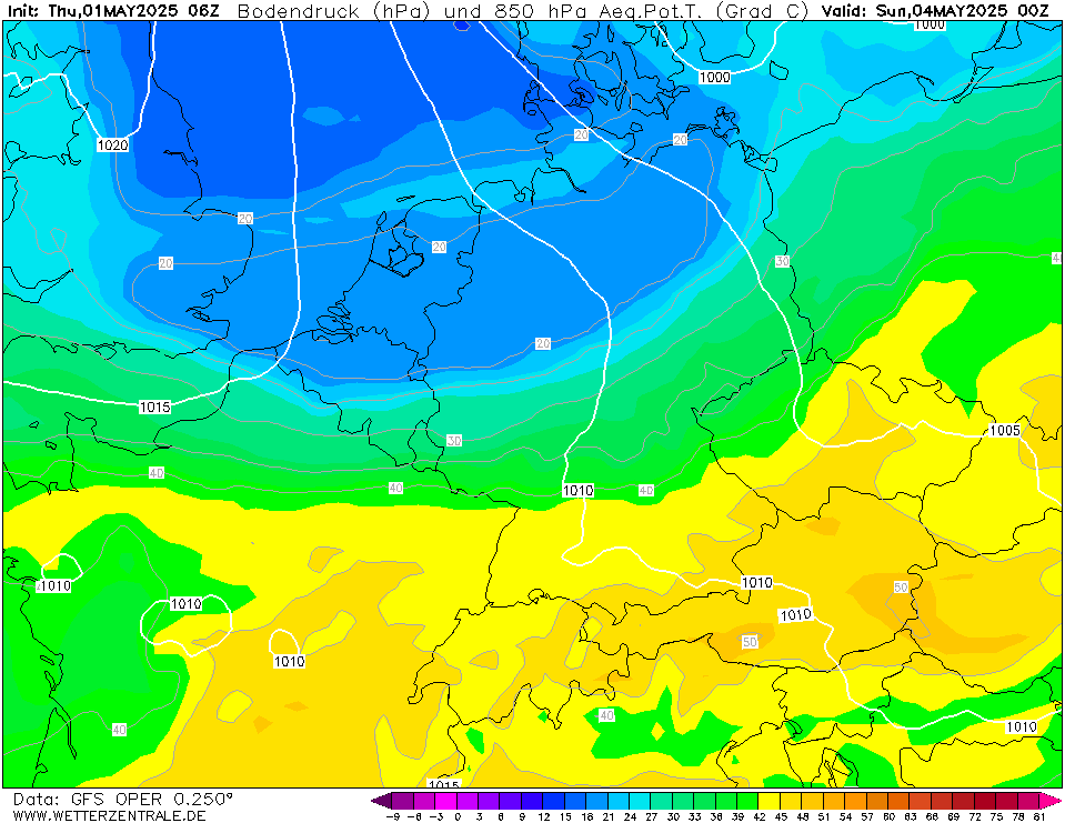 GFS Luchtdruk