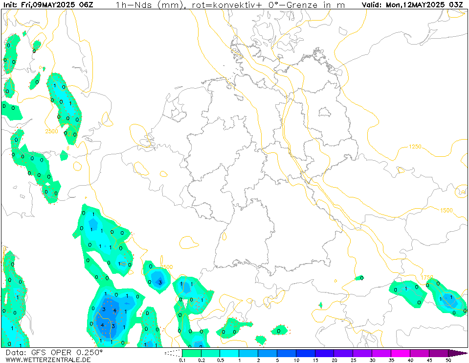 GFS Neerslag