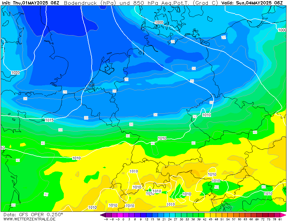 GFS Luchtdruk