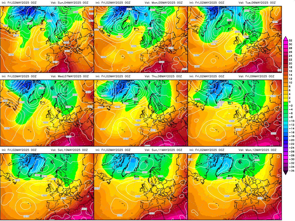 Temperatura a 850 hPa