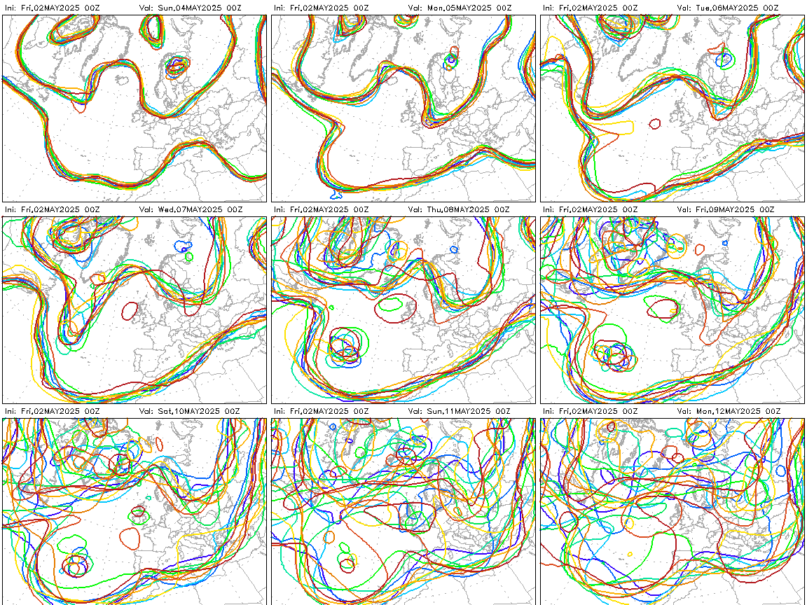 Wetterzentrale - Ensemble Karten