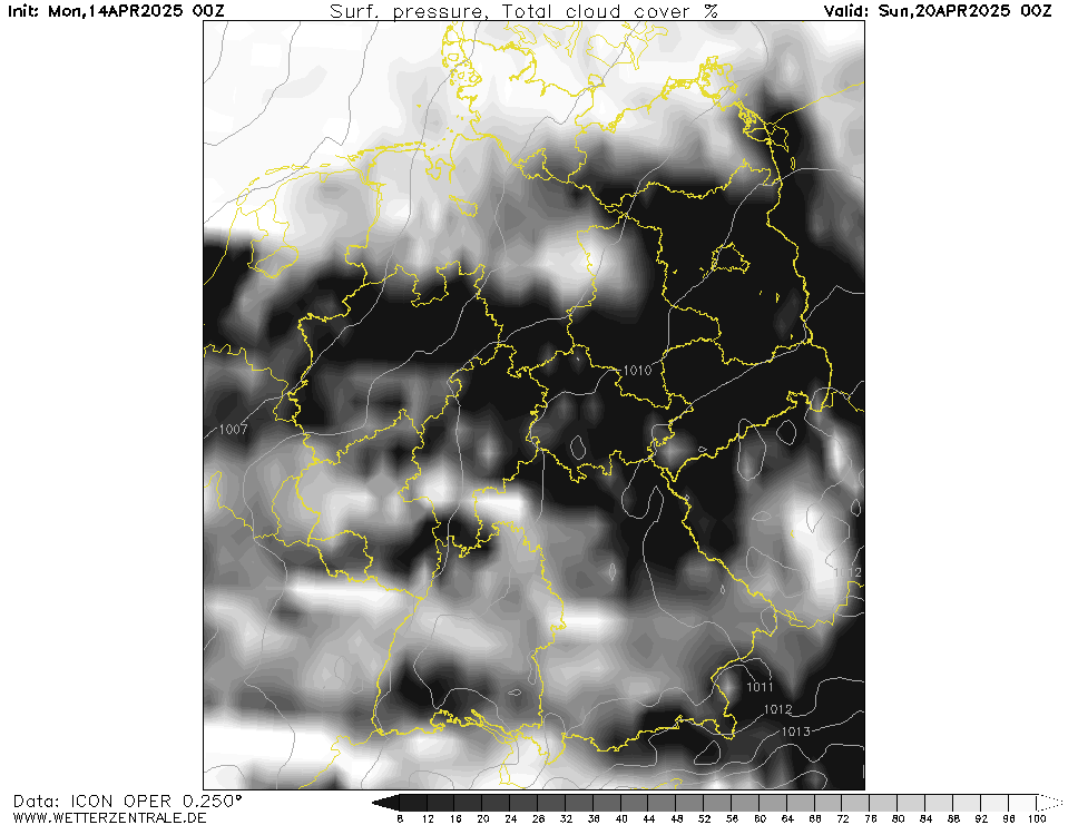 Wettervorhersage Bewölkung