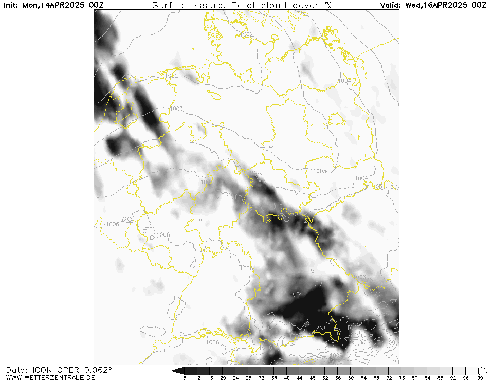 Wettervorhersage Bewölkung