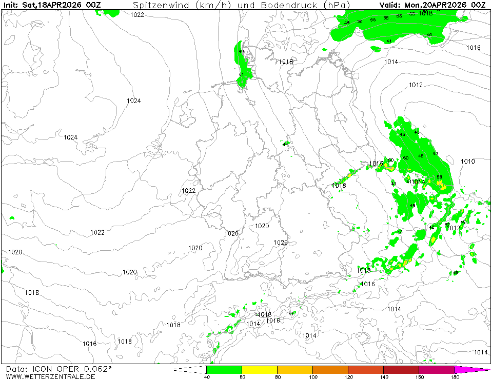Předpověď větru.
