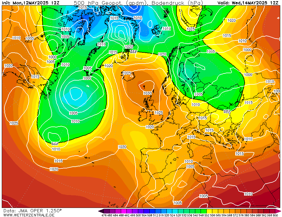 Latest available JMA forecast chart T+48